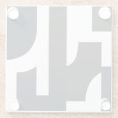 Geometría para sostenerse ガラスコースター (裏面)