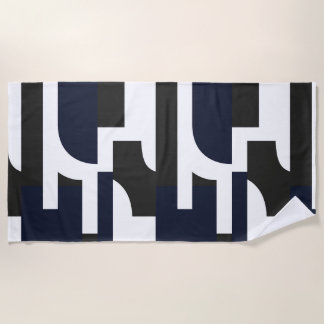 Geometría para sostenerse ビーチタオル