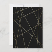 Geometric | フル写真 卒業報告 招待状 (裏面)