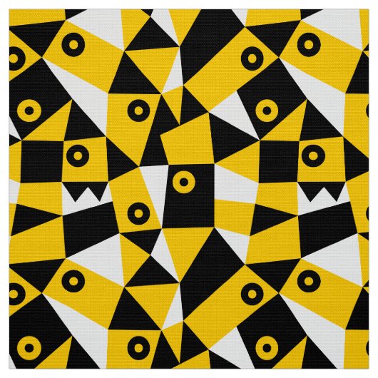 Geometric Abstract 030919 - アンバー ファブリック (見本)