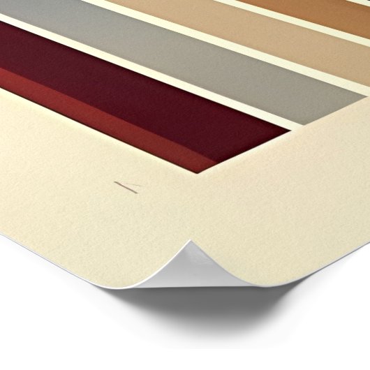 Geometric Abstract Art Celebrating Women ポスター (角)