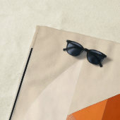 Geometric Abstract Art in Bauhaus Style ビーチタオル (インサイチュ)