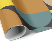 Geometric abstract artwork poster with colorful si ラッピングペーパー (ロールコーナー)