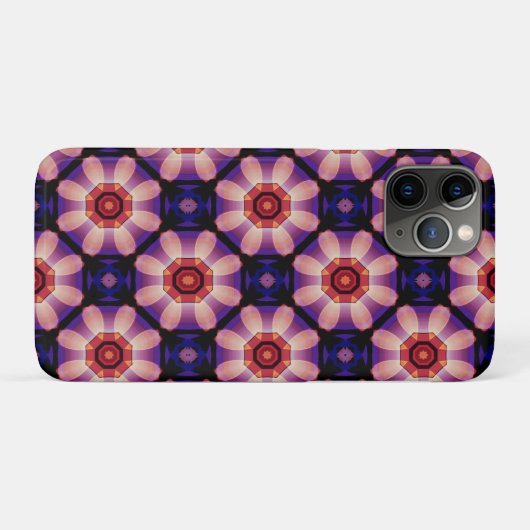 Geometric Abstract Floral Case-Mate iPhoneケース (裏面(横))