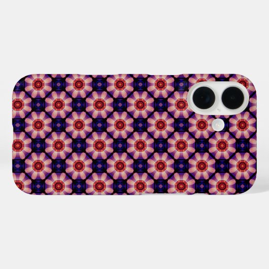 Geometric Abstract Floral Case-Mate iPhoneケース (裏面 (横))