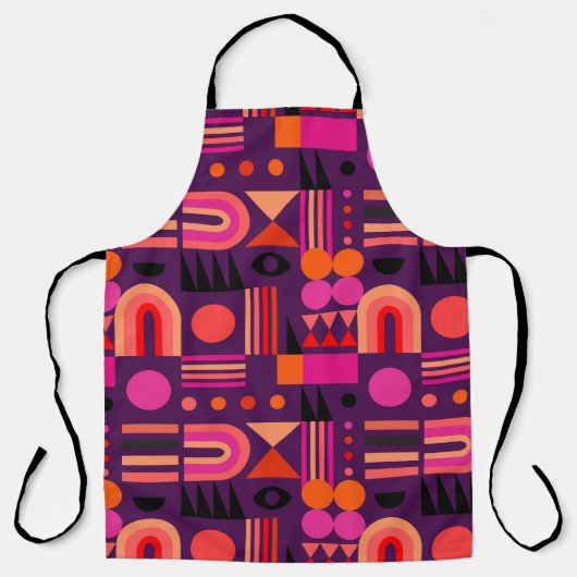 Geometric abstract seamless pattern with shapes of エプロン (正面)