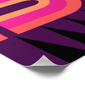 Geometric abstract seamless pattern with shapes of ポスター (角)
