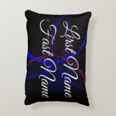 Geometric Abstraction Accent Parody Pillow アクセントクッション (裏面(縦))