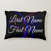 Geometric Abstraction Accent Parody Pillow アクセントクッション (裏面)