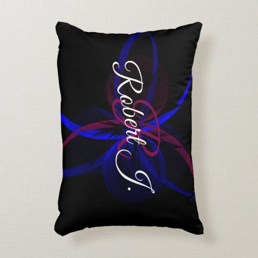 Geometric Abstraction Accent Pillow アクセントクッション (正面(垂直))