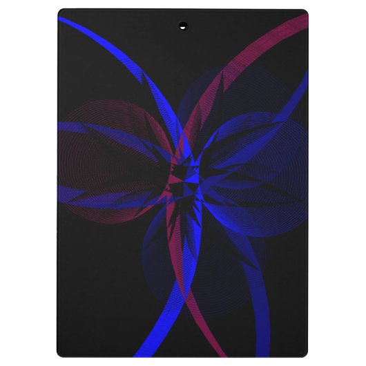 Geometric Abstraction Clipboard クリップボード (裏面)