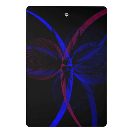 Geometric Abstraction Mini Clipboard ミニクリップボード (裏面)