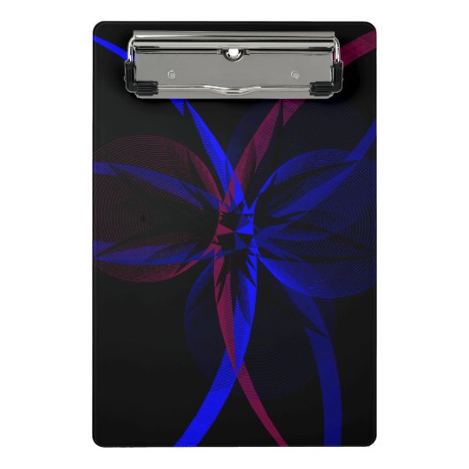 Geometric Abstraction Mini Clipboard ミニクリップボード (正面)