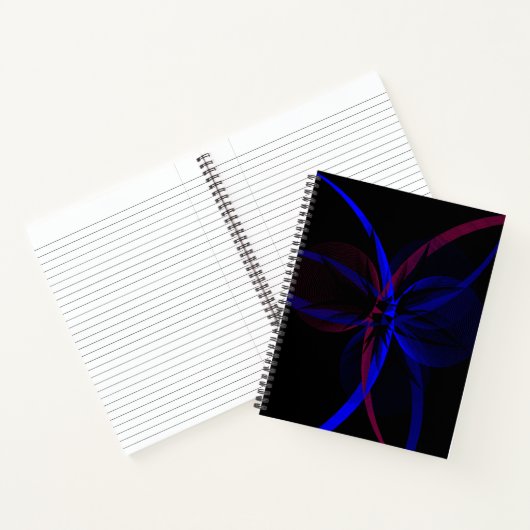 Geometric Abstraction Spiral Notebook ノートブック (内部)