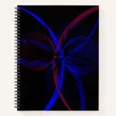 Geometric Abstraction Spiral Notebook ノートブック (正面)