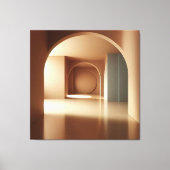 Geometric Arch Interior キャンバスプリント (正面)
