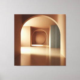 Geometric Arch Interior キャンバスプリント
