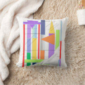 "Geometric Artプリントプレミアム24" x 36"ウォールアート クッション (ブランケット)
