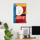 Geometric Art Print Stockholm Exhibition Poster ポスター (ホームオフィス)