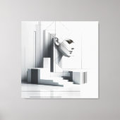 Geometric Ascending Profil キャンバスプリント (正面)