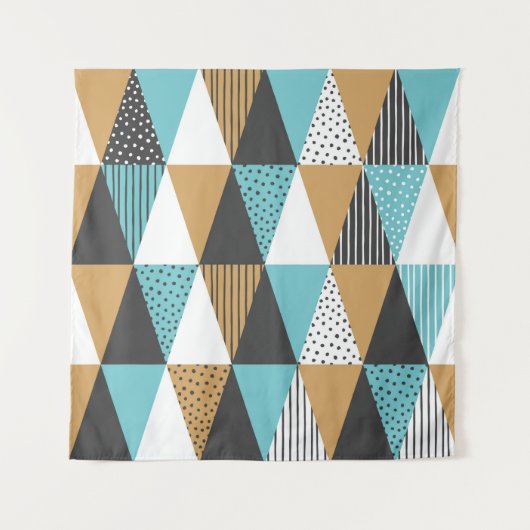 Geometric background. Abstract vintage illustratio タペストリー (正面)