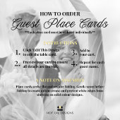 Geometric Background Modern Wedding Place Card テーブルナンバー