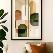 Geometric Balance - Modern Abstract Wall Art ポスター