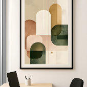 Geometric Balance - Modern Abstract Wall Art ポスター