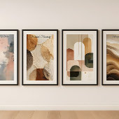 Geometric Balance - Modern Abstract Wall Art ポスター