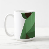 Geometric Bear Head Low Poly コーヒーマグカップ (左)
