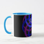 Geometric Berry Blend Coffee Mug マグカップ (左)
