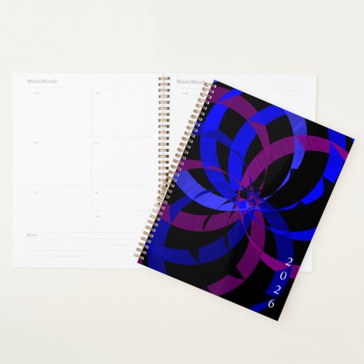 Geometric Berry Blend Designer Planner プランナー手帳 (ディスプレー)