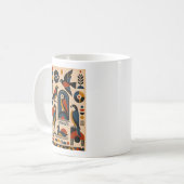 Geometric Birds – Geometric Art Mug コーヒーマグカップ (正面左)