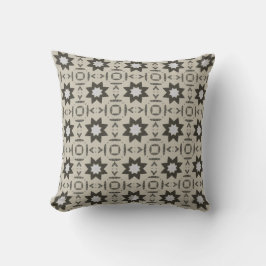 Geometric Black and White Throw pillow クッション