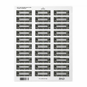 Geometric Black Grayをご利用いただき、ありがとうございます ラベル (フルシート)