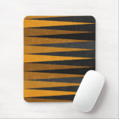 Geometric Black Yellow マウスパッド (マウス)