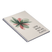 Geometric Bloom Modern Cover Art ノートブック (右側)