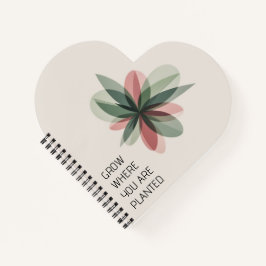 Geometric Bloom Modern Cover Art ノートブック