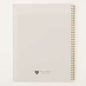 Geometric Bloom Modern Cover Art プランナー手帳 (裏面)