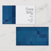Geometric Blue名刺 名刺 (正面/裏面)
