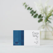 Geometric Blue名刺 名刺 (スタンド正面)