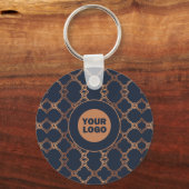 Geometric Blue Companyロゴ キーホルダー (裏面)