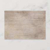 Geometric Burgundy Navy Floral Wedding Reception エンクロージャーカード (裏面)