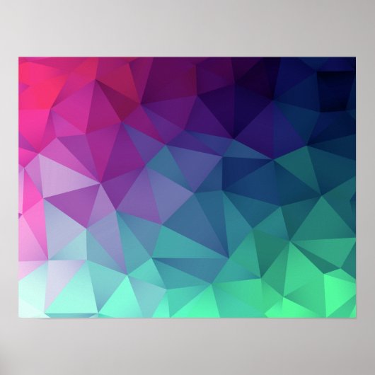 Geometric Burst Poster ポスター (正面)