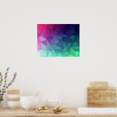 Geometric Burst Poster ポスター (キッチン)