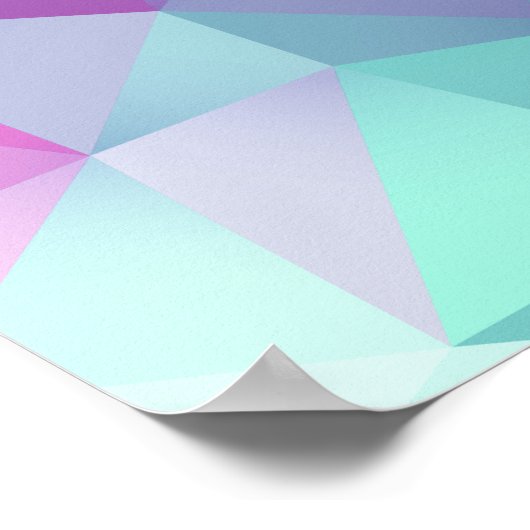 Geometric Burst Poster ポスター (角)