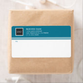 Geometric Business Logo郵送ラベル ラベル (インサイチュ)