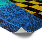 Geometric Cats – Bold, Bright and Playful ポスター (角)