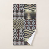 「Geometric Chic for Your Bathroom」 バスタオルセット (ハンドタオル)