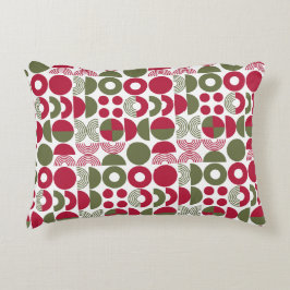 Geometric Christmas Modern  アクセントクッション